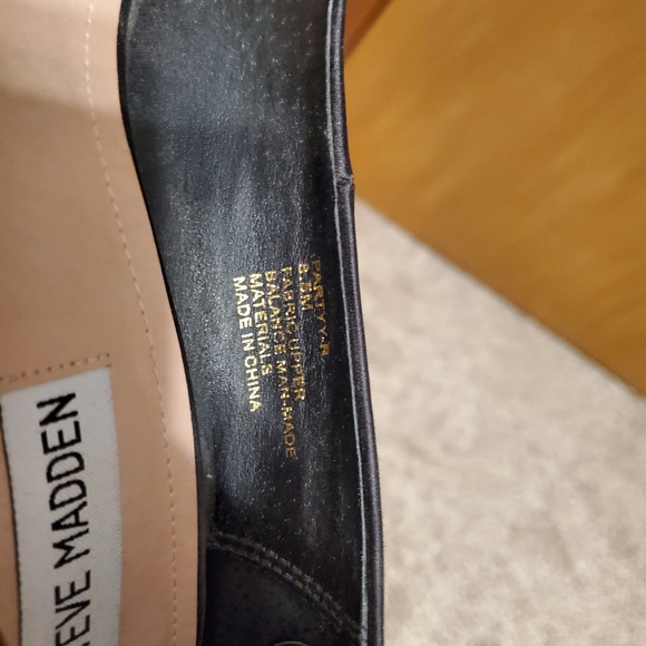 Steve Madden Partyy R Pumps High Heels - Black 8.5 - Picture 5 of 5